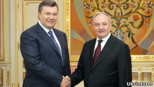 Встреча президентов Молдовы и Украины