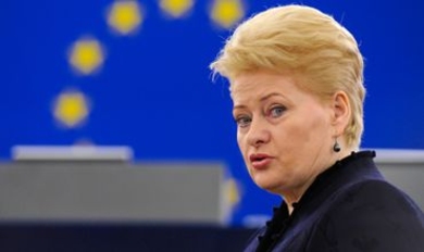 В  РМ с официальным визитом прибывает президент Литвы Даля Грибаускайте