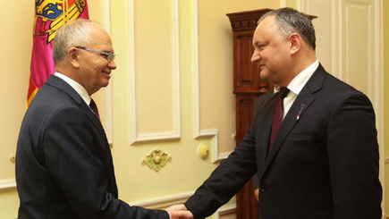 Додон на встрече с Мухаметшиным: Нота, переданная России, неприемлема, неоправданна и провокационна