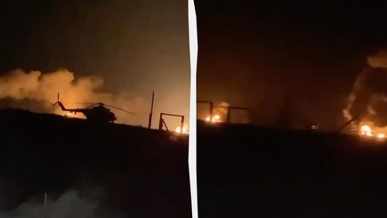 ВСУ в Бердянске уничтожили боевые вертолеты армии РФ