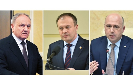 Президент Николае Тимофти провел встречу со спикером Андрианом Канду и премьером Павлом Филипом