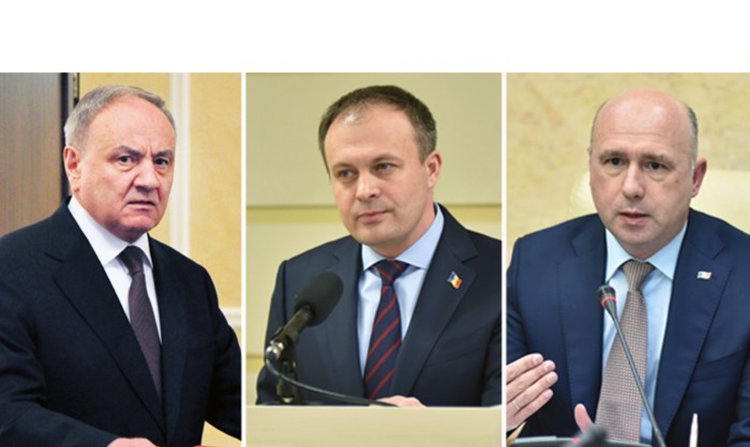 Президент Николае Тимофти провел встречу со спикером Андрианом Канду и премьером Павлом Филипом