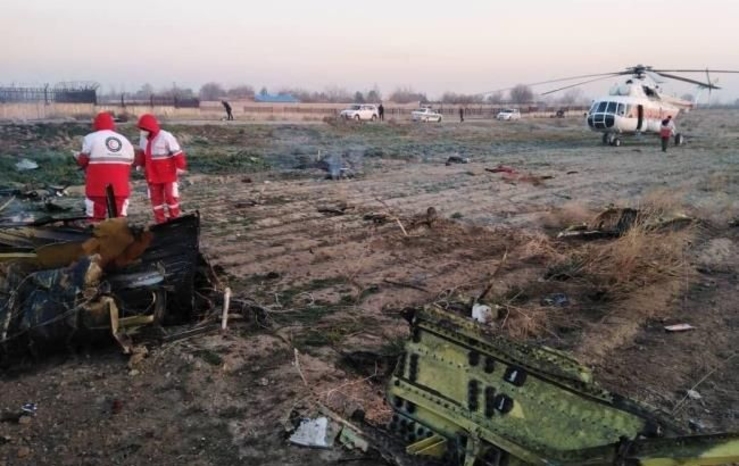 Украинский самолет разбился в Иране