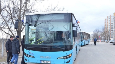 В Кишиневе появятся пять новых автобусов