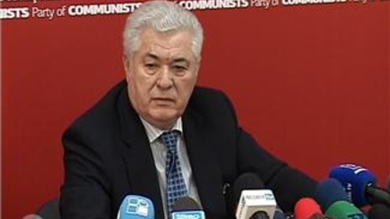 Выборы в Молдове: Владимир Воронин: У ПКРМ было украдено около 10% голосов