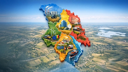 Пять экономических регионов. Архитектура экономического управления Молдовой