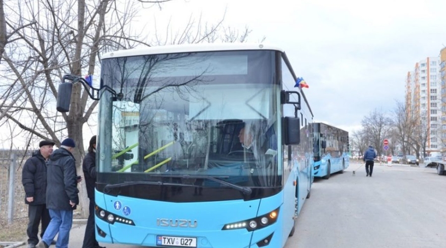 В Кишиневе появятся пять новых автобусов
