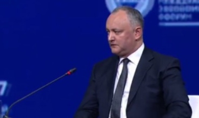 Игорь Додон:  Мы другие чем западный мир. У нас общий путь с Россией...