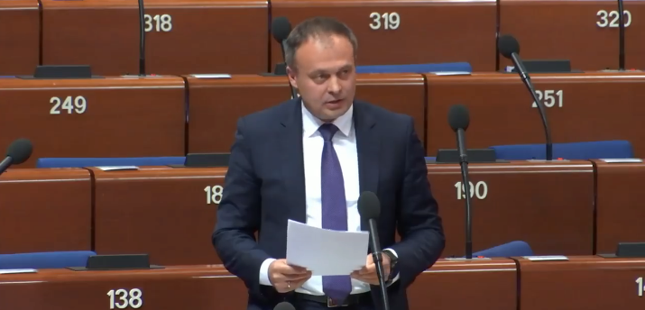 Андриан Канду в ПАСЕ: Совет Европы должен внимательно следить за ситуацией в Республике Молдова