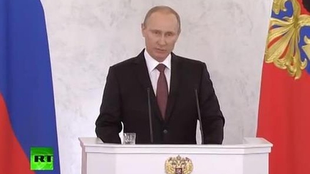 Обращение Владимира Путина по итогам референдума в Крыму