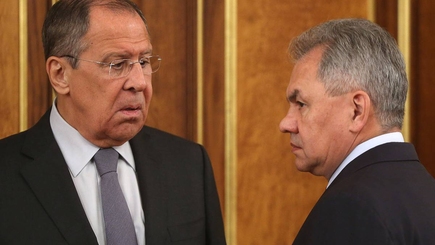 Лавров и Шойгу в ожидании конца.