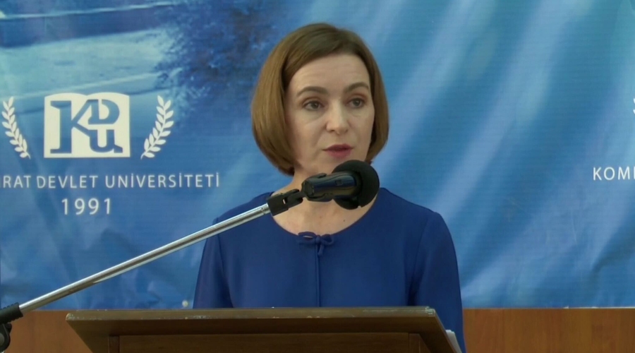 «ВАЖНО НЕ ДОПУСКАТЬ ПОПЫТКИ ПОСЕЯТЬ ХАОС В МОЛДОВЕ». САНДУ ВЫСТУПИЛА В КОМРАТСКОМ УНИВЕРСИТЕТЕ