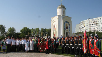 Об участии Посла России в мемориальных мероприятиях по случаю полкового праздника 55-го Подольского пехотного полка русской армии