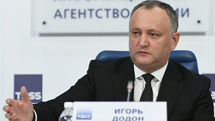 Игорь Додон: Никто в Молдавии сейчас не пойдет на официальное признание Крыма российским