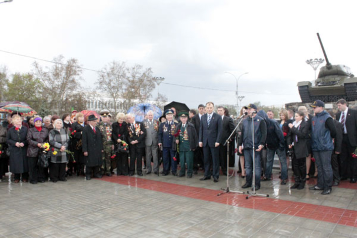 Тирасполь принял участников международного автопробега «Дорогами Победы» в честь 67-й годовщины Победы в Великой Отечественной войне
