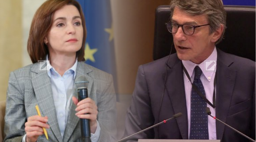 Санду обсудила с главой Европарламента угрозу подрыва конституционного строя в Молдове
