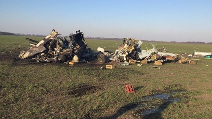 Военный вертолёт разбился под Киевoм