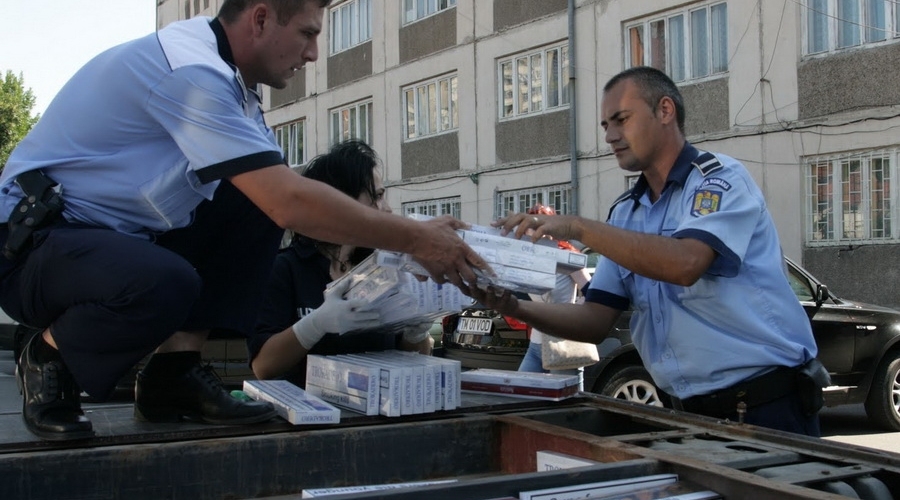 За сутки   задержали более полумиллиона пачек контрабандных молдавских сигарет