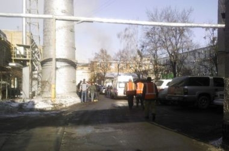Офисное здание загорелось в Киеве