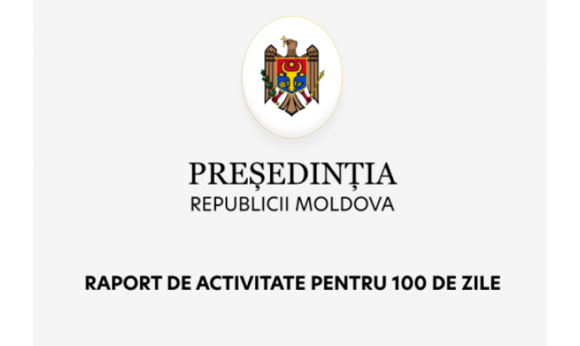 Президент Молдовы отчиталась о первых 100 днях деятельности
