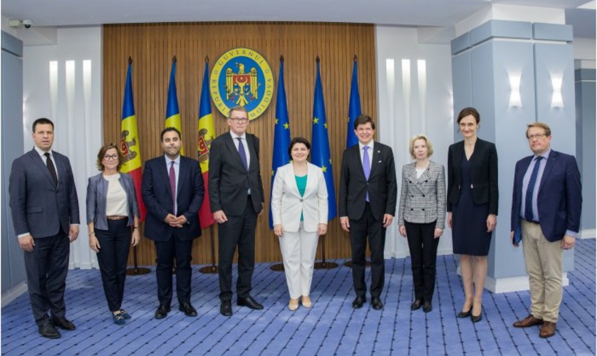Страны Балтии и Северной Европы подтвердили свою поддержку европейских устремлений Республики Молдова