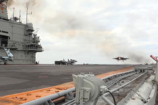 На «Адмирале Кузнецове» разбился второй за месяц истребитель