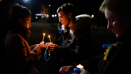 В Кишиневе прошла акция памяти жертв насильственных действий в Киеве