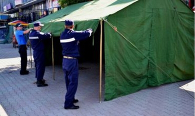 В палатки по оказанию первой помощи во время жары обратились 5,4 тыс. жителей Кишинева
