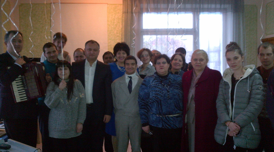 Игорь Додон посетил Кишиневский реабилитационный центр „Speranţă şi Sănătate”