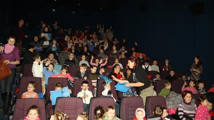 В Молдове впервые в кинотеатре показан мультфильм с сурдопереводом