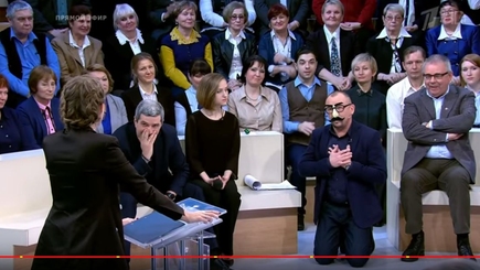 Как бы журналисты издеваются над как бы кандидатом в президенты России (ВИДЕО)