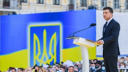 В День Независимости Украины Президент Владимир Зеленский записал англоязычное видеообращение к мировому сообществу (видео)