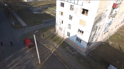 Молдавские журналисты попали под обстрел в Донбассе
