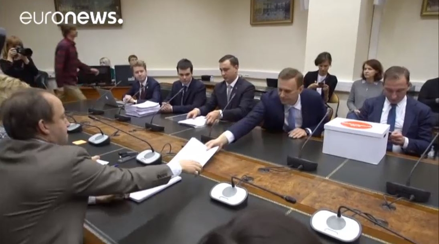 ЦИК принял документы Навального