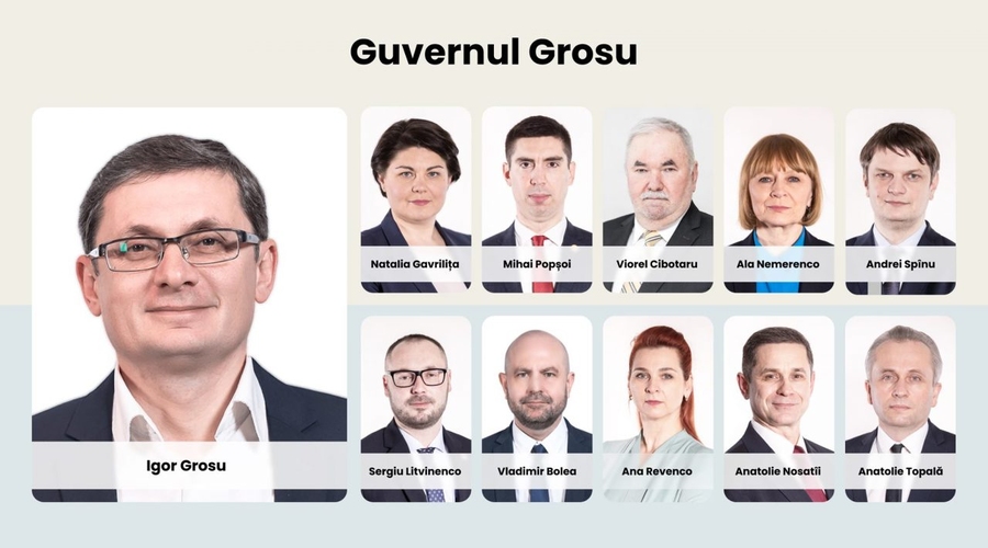 Кандидат на пост премьер-министра Игорь Гроссу представил свое правительство