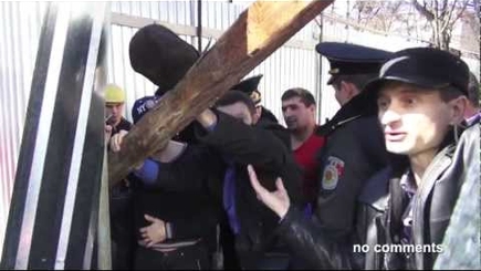 Защита исторических зданий Кишинева. На этот раз с дракой