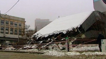 В России рухнуло часть здания института, которое проектировало Керченский мост