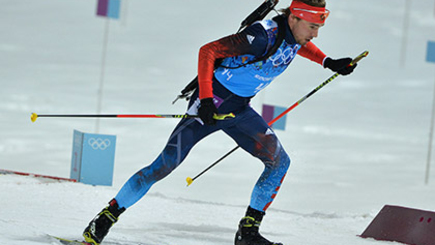 Мужская сборная России по биатлону завоевала золото в эстафете