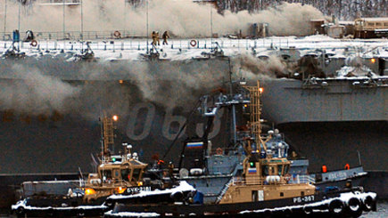 На «Адмирале Кузнецове» погиб человек