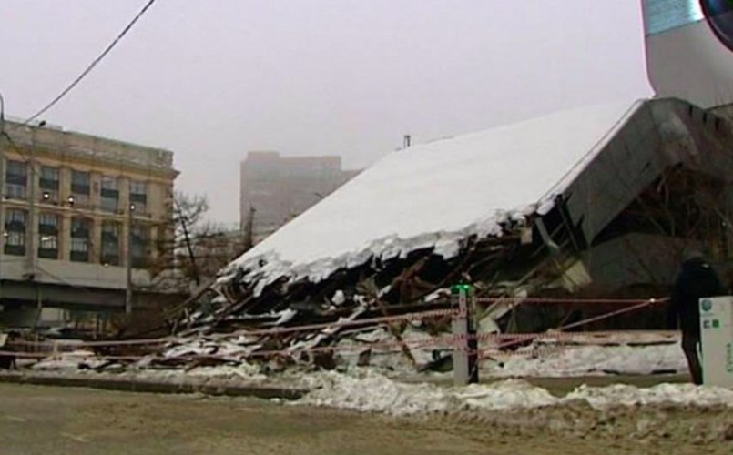 В России рухнуло часть здания института, которое проектировало Керченский мост