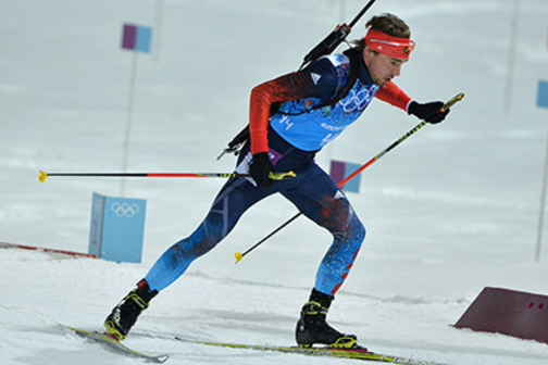 Мужская сборная России по биатлону завоевала золото в эстафете