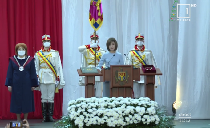 Как прошла церемония вступления в должность нового президента Молдовы (ВИДЕО)