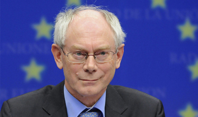 Херман ван Ромпёй поздравил Молдову с отменой виз для ЕС