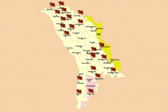 Партия коммунистов добилась абсолютного большинства в двух третях городских советов районных центров страны.