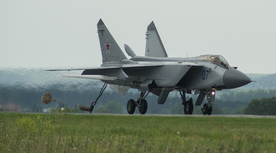 Россия. В Нижегородской области упал МиГ-31