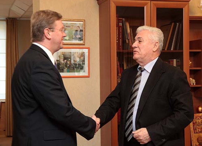 Встреча  Владимира Воронина с  Штефаном Фюле