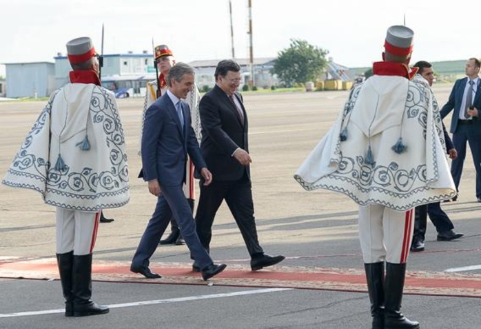 В Кишинёв приeхал Баррозу