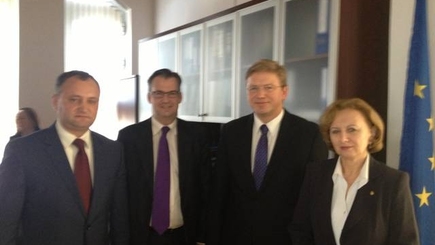 Игорь Додон и Зинаида Гречаная встретились с Штефаном Фуле