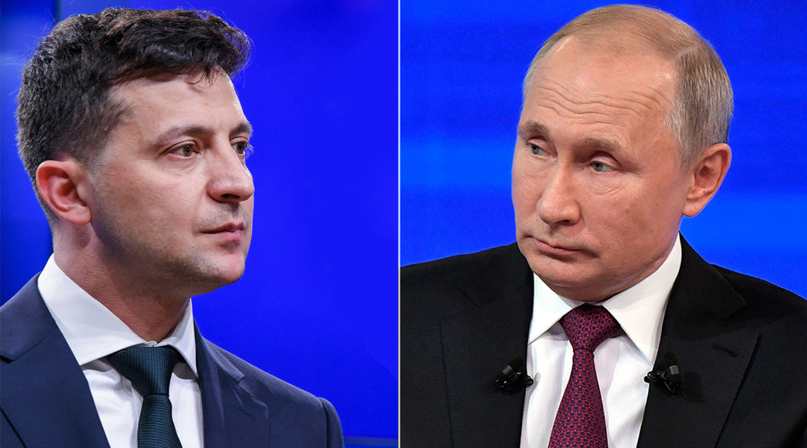 Зеленский провел первый телефонный разговор с Путиным