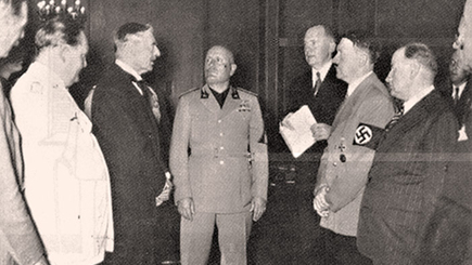 Мюнхенский сговор 1938 года как катализатор нацистской агрессии в прошлом и её возрождения в современном мире.